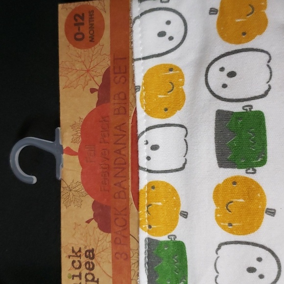 Chickpea Fall Festive Pack, 3-pack Bandana Bib Set - Picture 6 of 7